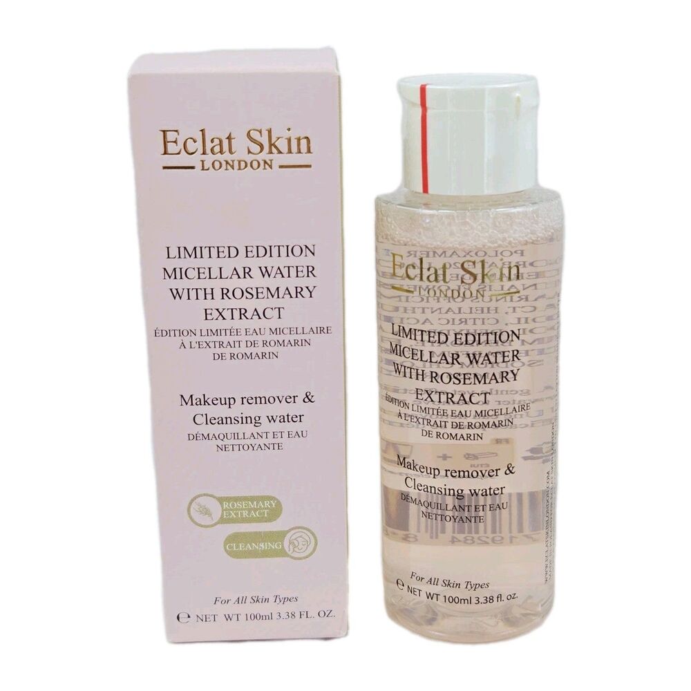 Eclat Skin London Micellar Water Rosemary Extract Makeup Remover & Cleansing
